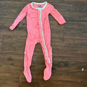 KicKee Pants button snap pajamas. Good condition. 9-12 Month